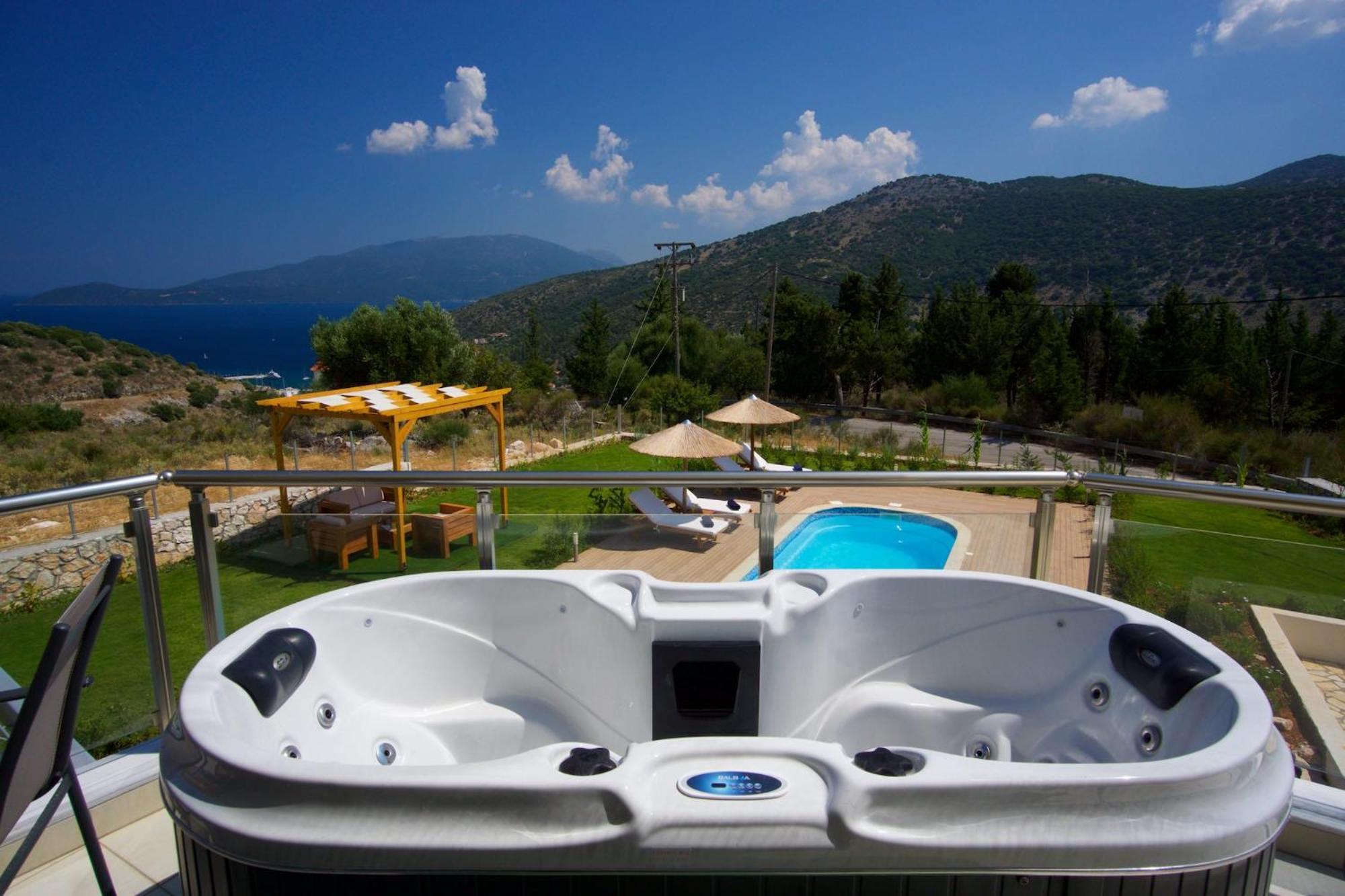 Kefalonia Horizon Villas Agia Efimia エクステリア 写真