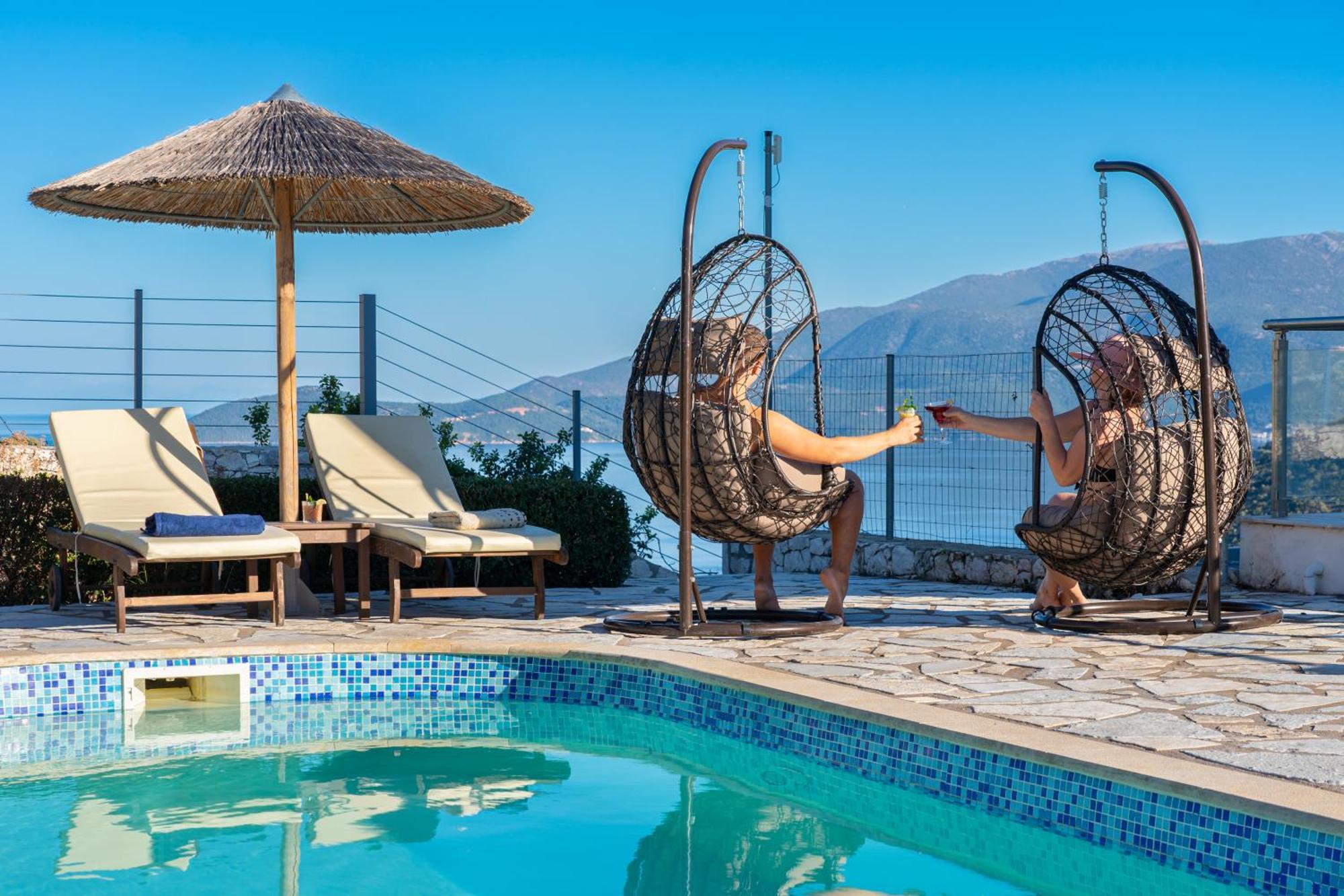 Kefalonia Horizon Villas Agia Efimia エクステリア 写真