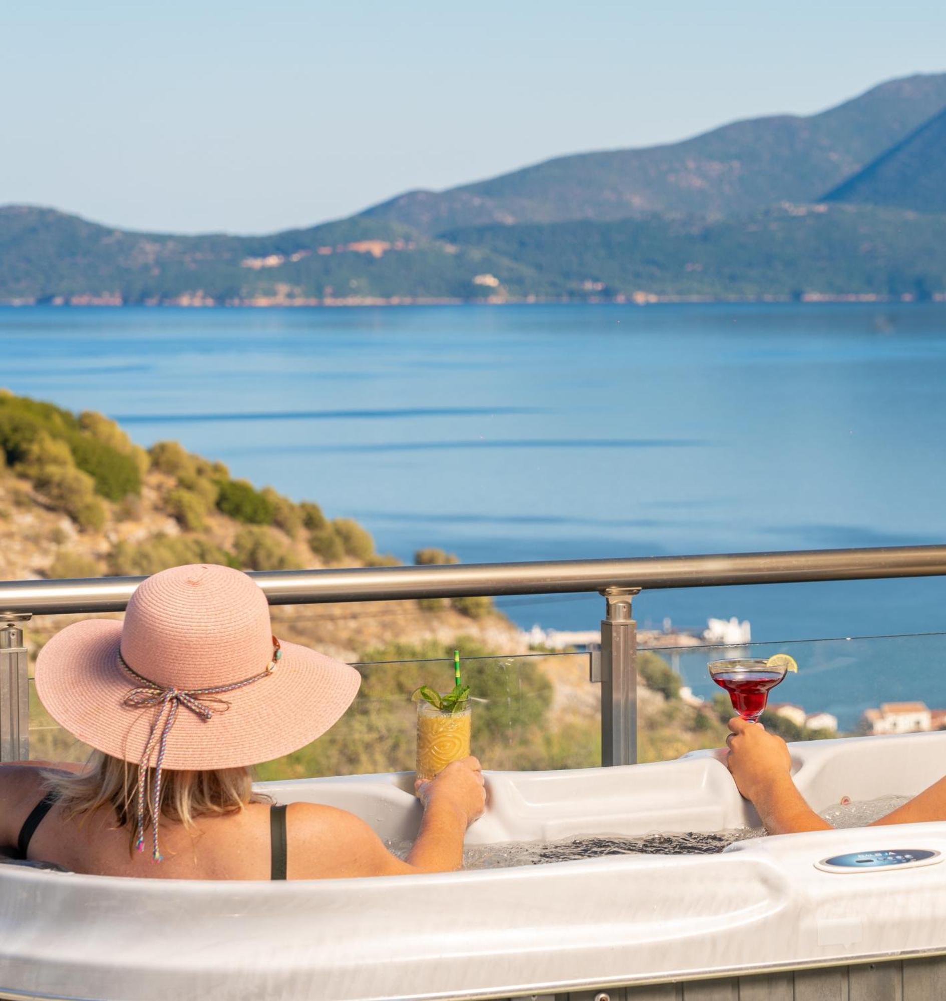 Kefalonia Horizon Villas Agia Efimia エクステリア 写真