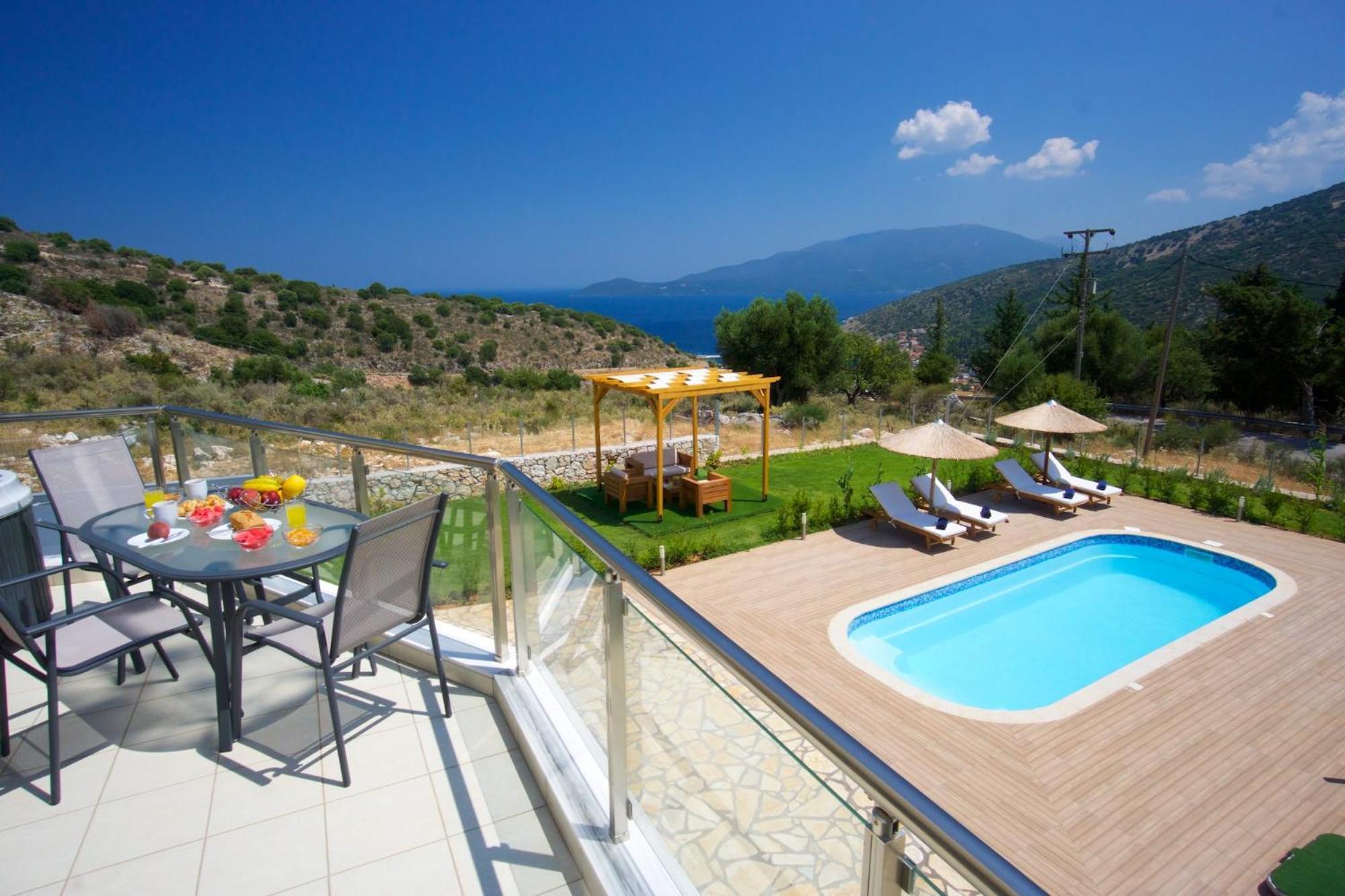 Kefalonia Horizon Villas Agia Efimia エクステリア 写真