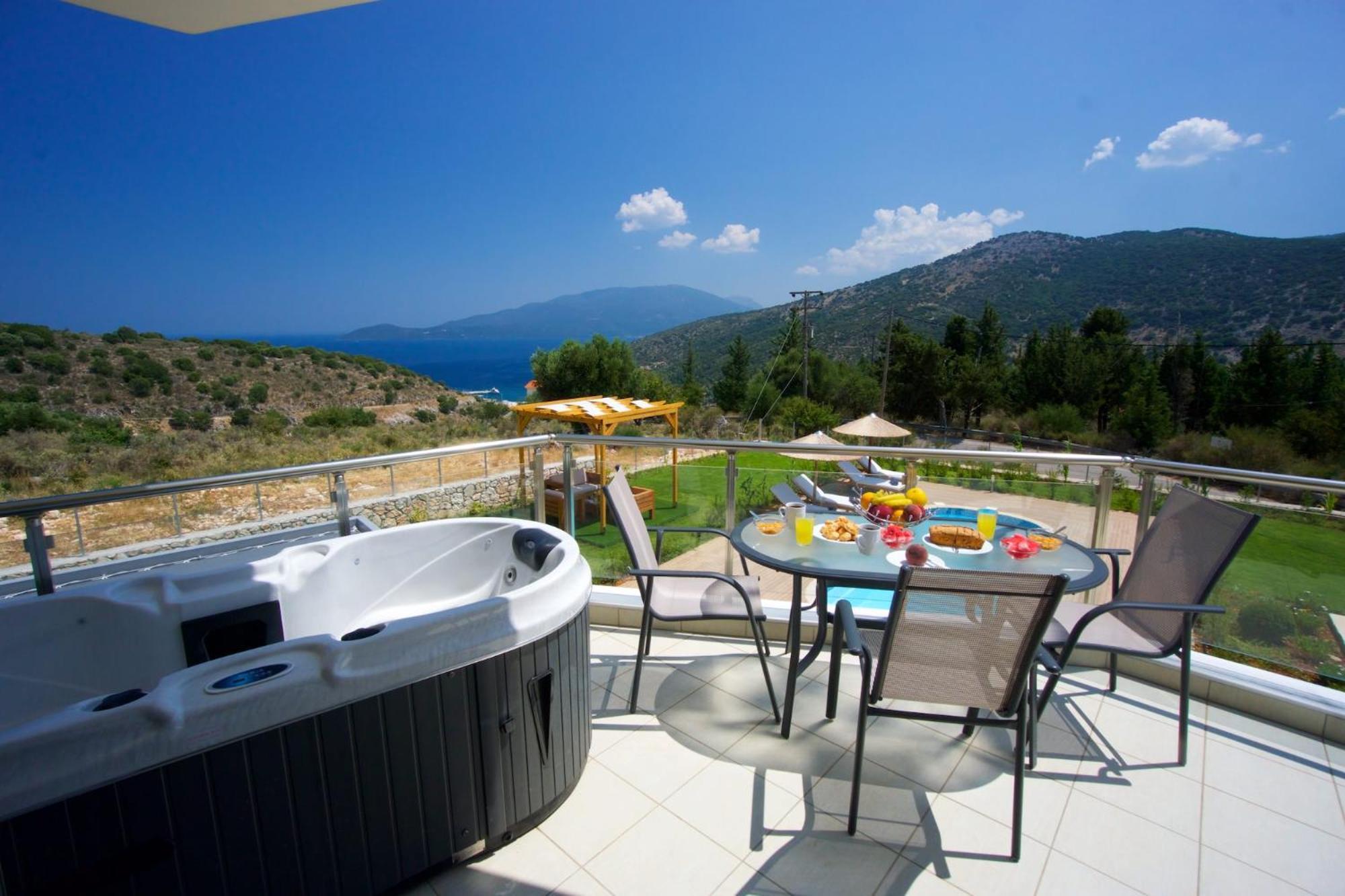 Kefalonia Horizon Villas Agia Efimia エクステリア 写真