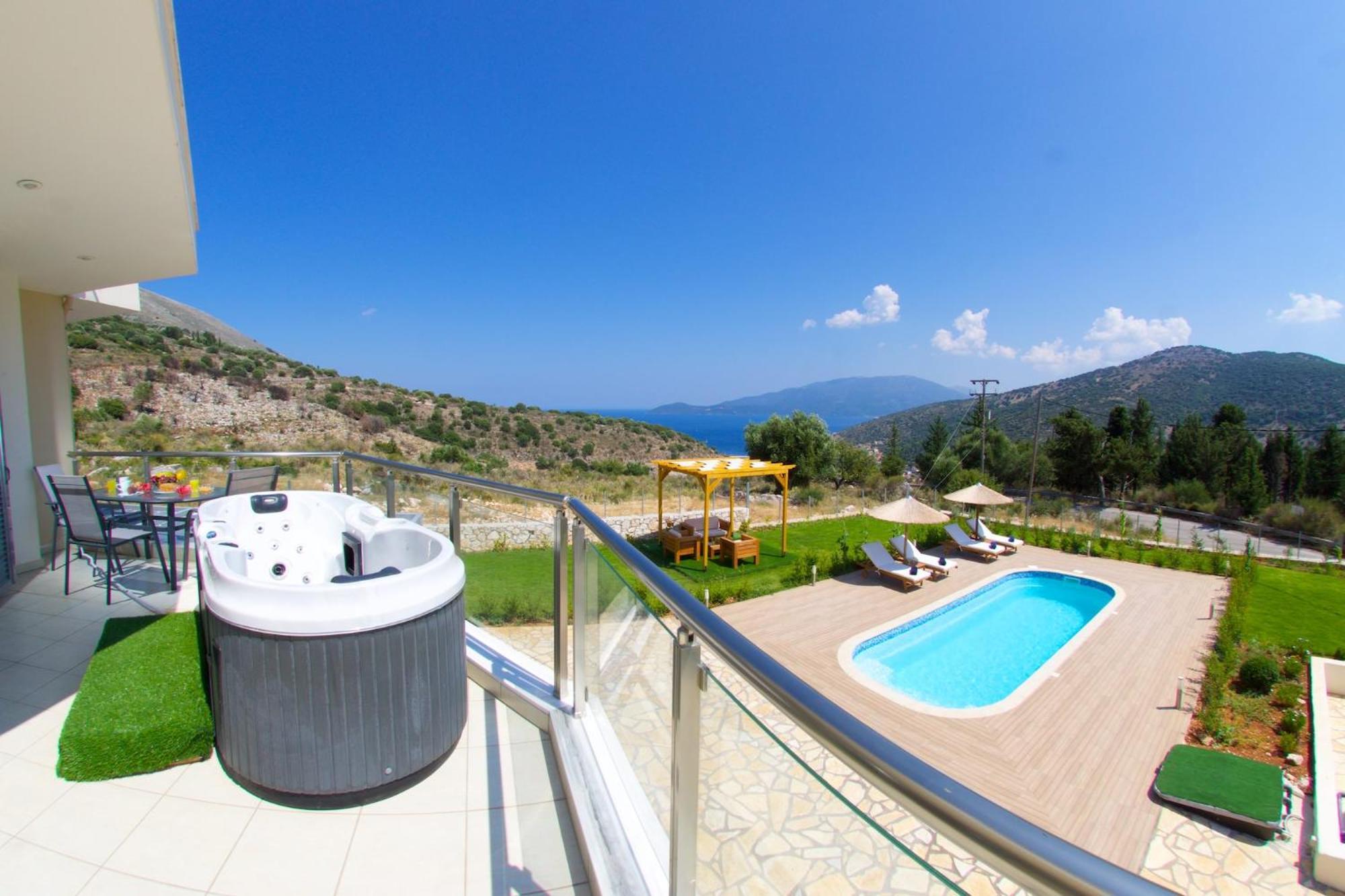 Kefalonia Horizon Villas Agia Efimia エクステリア 写真