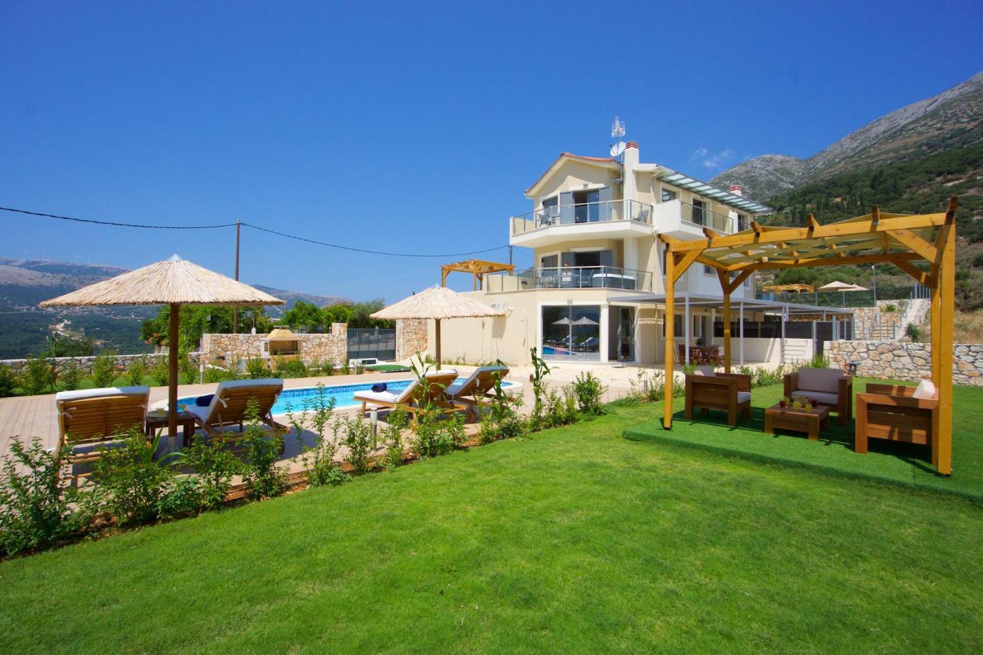 Kefalonia Horizon Villas Agia Efimia エクステリア 写真