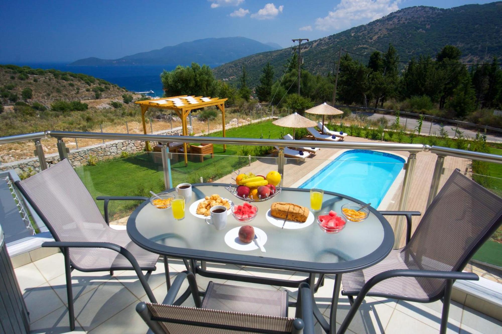 Kefalonia Horizon Villas Agia Efimia エクステリア 写真