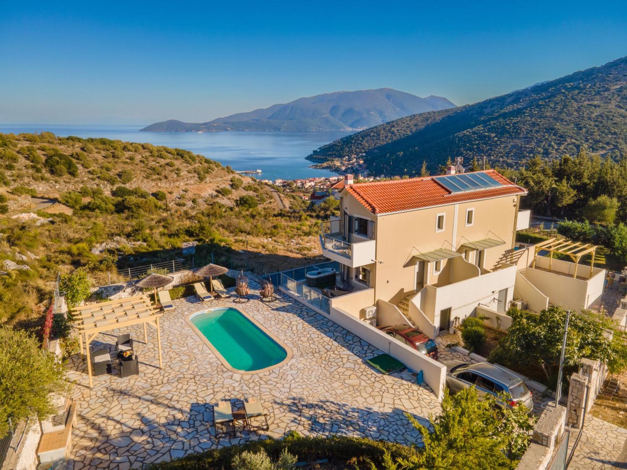 Kefalonia Horizon Villas Agia Efimia エクステリア 写真