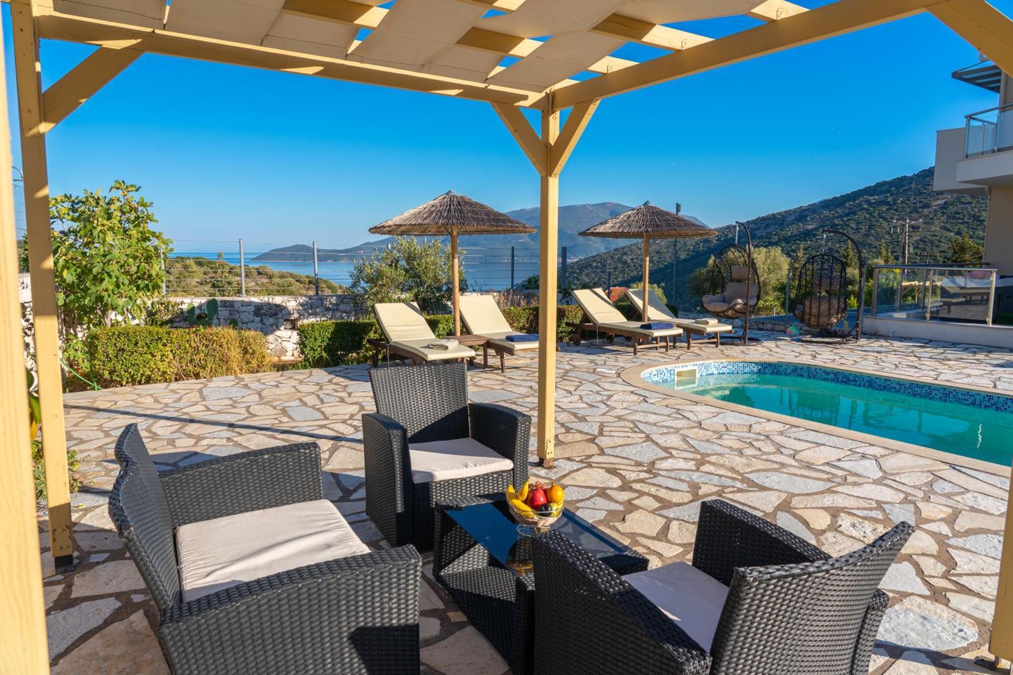 Kefalonia Horizon Villas Agia Efimia エクステリア 写真
