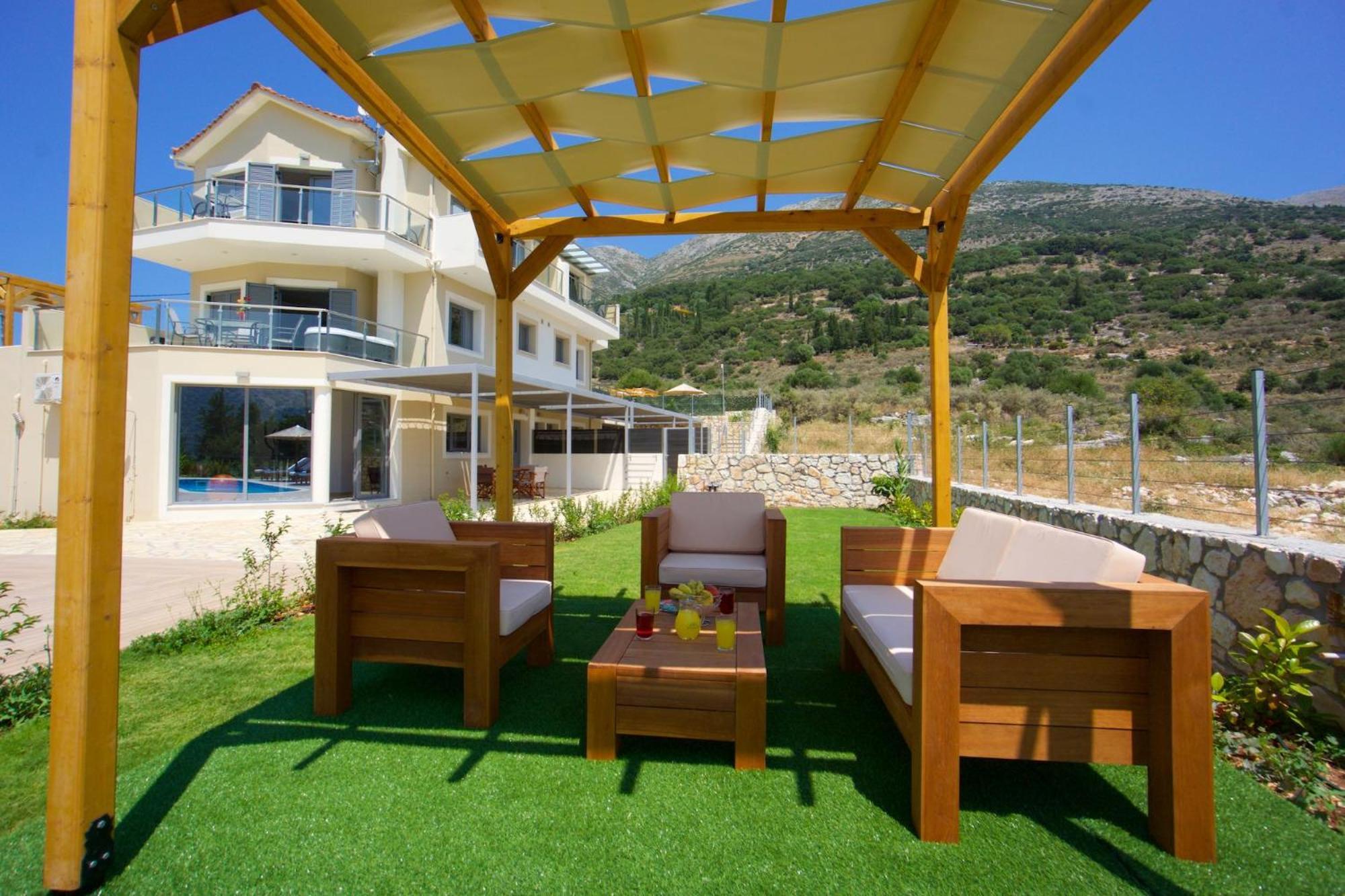 Kefalonia Horizon Villas Agia Efimia エクステリア 写真