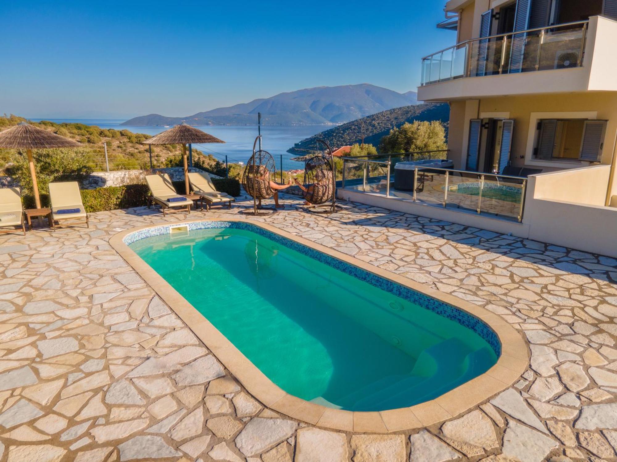Kefalonia Horizon Villas Agia Efimia エクステリア 写真