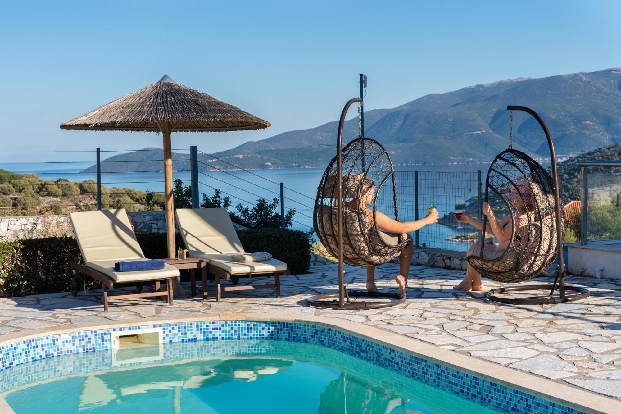 Kefalonia Horizon Villas Agia Efimia エクステリア 写真