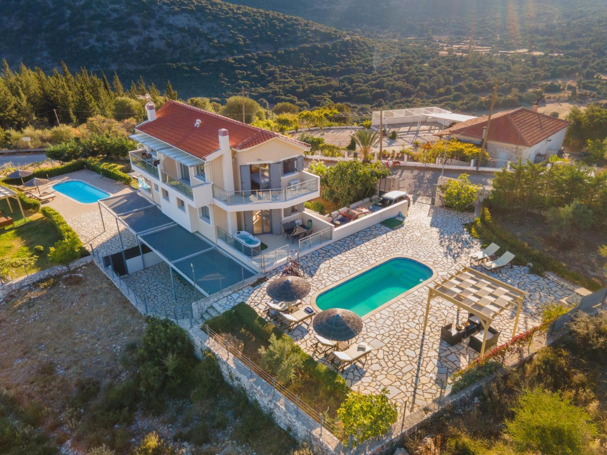 Kefalonia Horizon Villas Agia Efimia エクステリア 写真