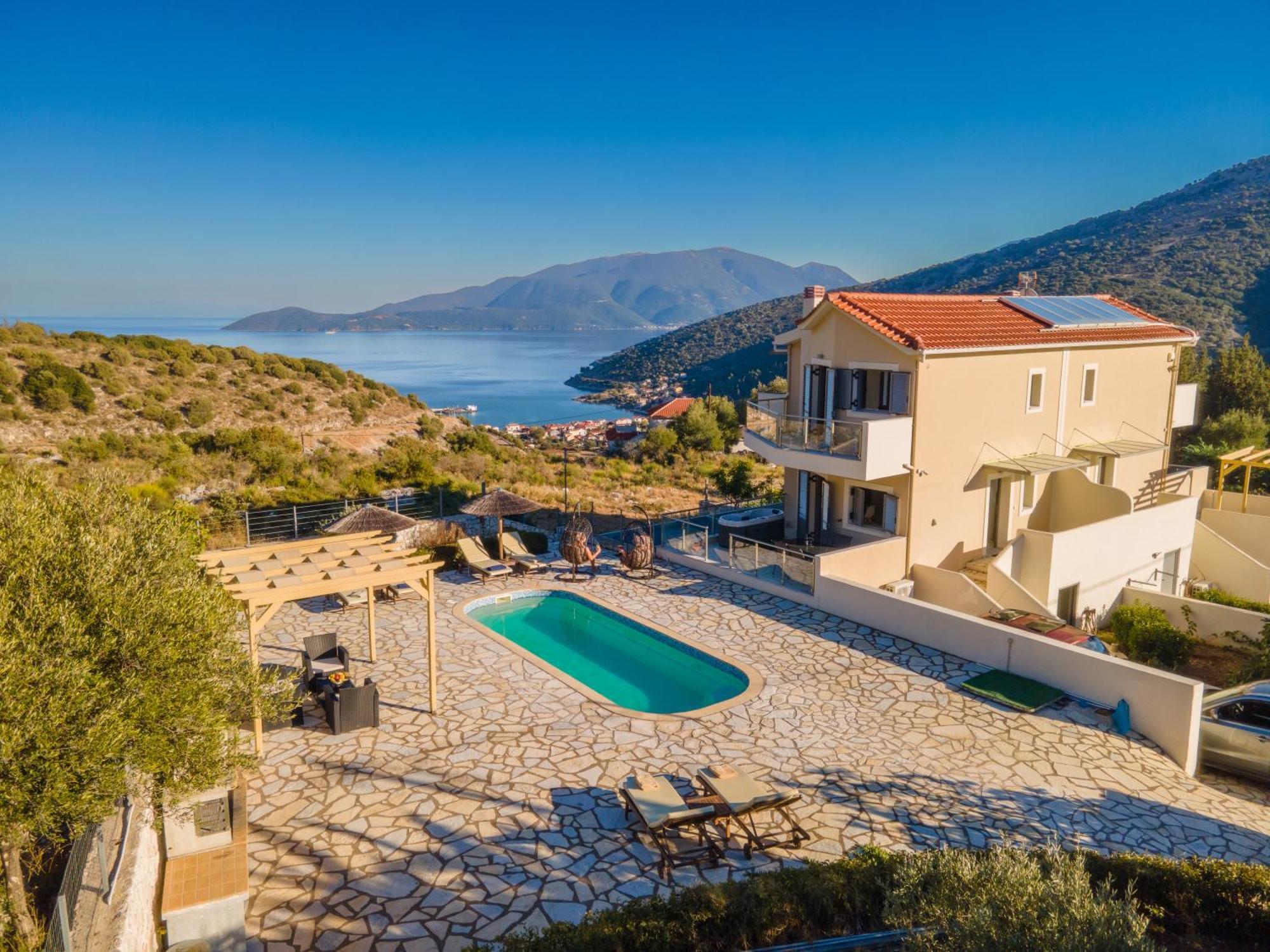 Kefalonia Horizon Villas Agia Efimia エクステリア 写真